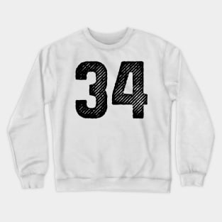 Rough Number 34 Crewneck Sweatshirt